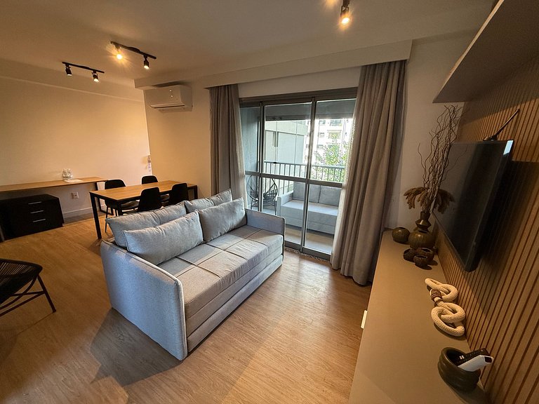 Apto premium e elegante p/ Grupo de 6 – Apto 803