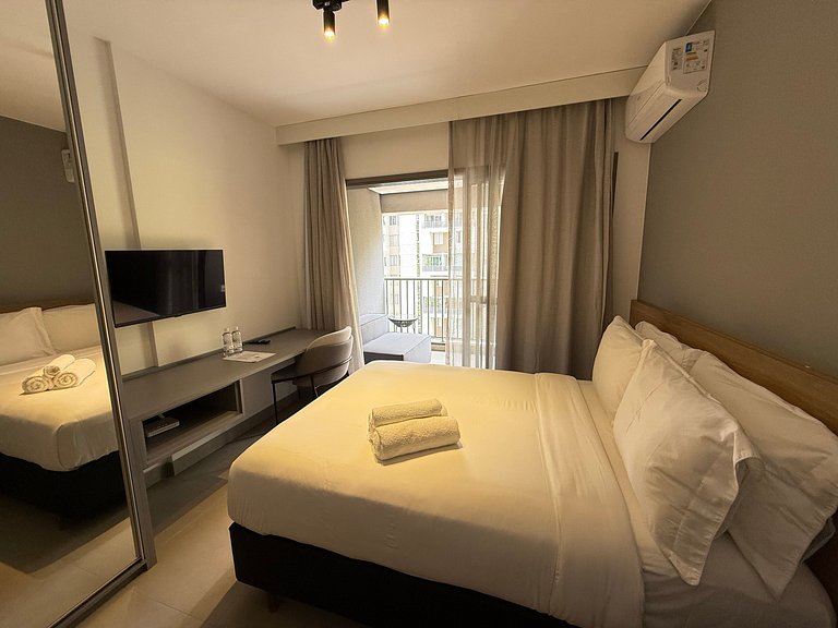 Apartamento doble confortable en Moema – Apto. 609