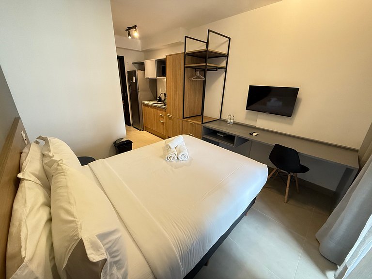 Modernidade e conforto p/ casal – Apto 1209