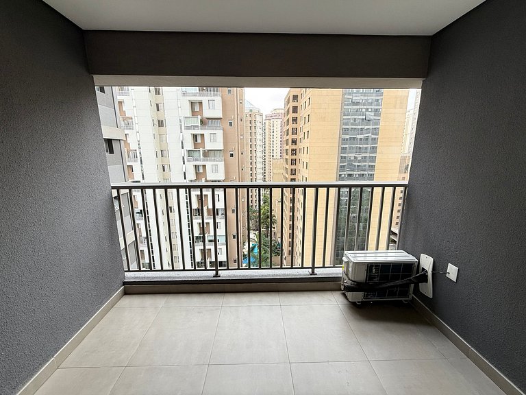Studio com Wi-fi, academia em Moema – Apto 1209