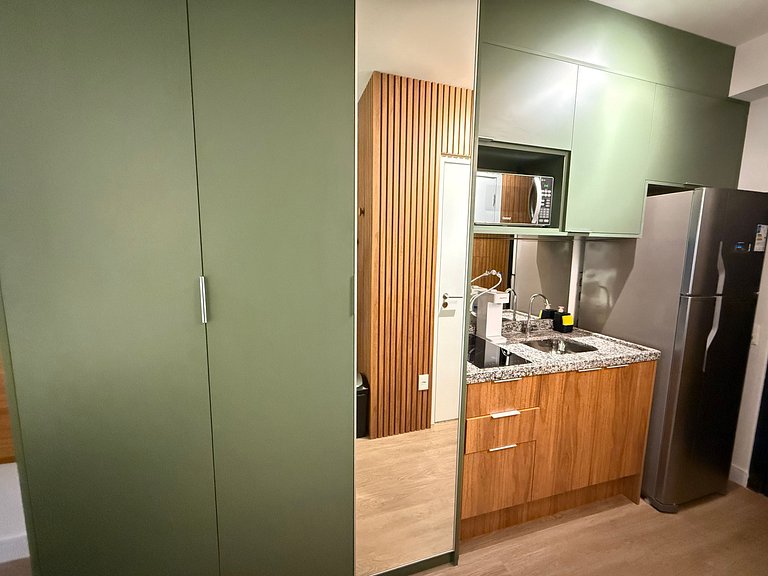 Studio en Moema con Sofá Cama | Hasta 4 Personas – Apto 408