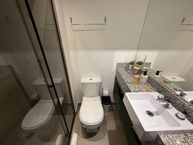 Studio in Moema with Sofa Bed | Up to 4 Guests – Apt 408