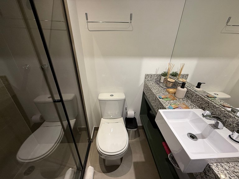 Studio in Moema with Sofa Bed | Up to 4 Guests – Apt 408