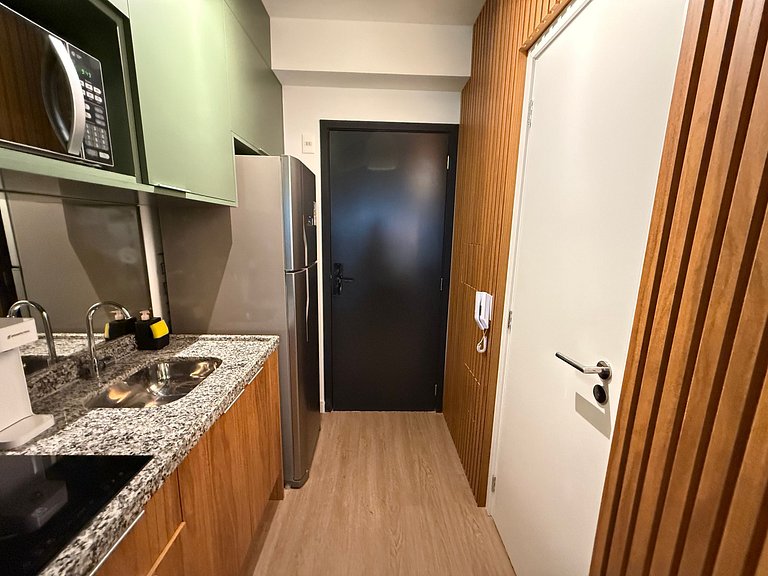 Studio em Moema com Sofá-cama | Até 4 Pessoas – Apto 408