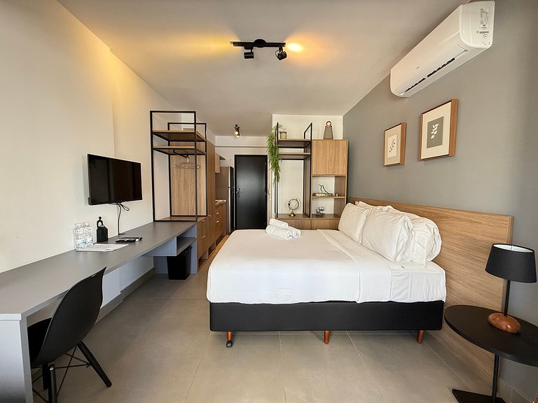 Modernidade e conforto p/ dois – Apto 1215