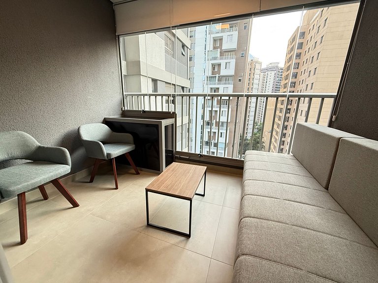 Estudio ideal para parejas en Moema – Apto. 1007