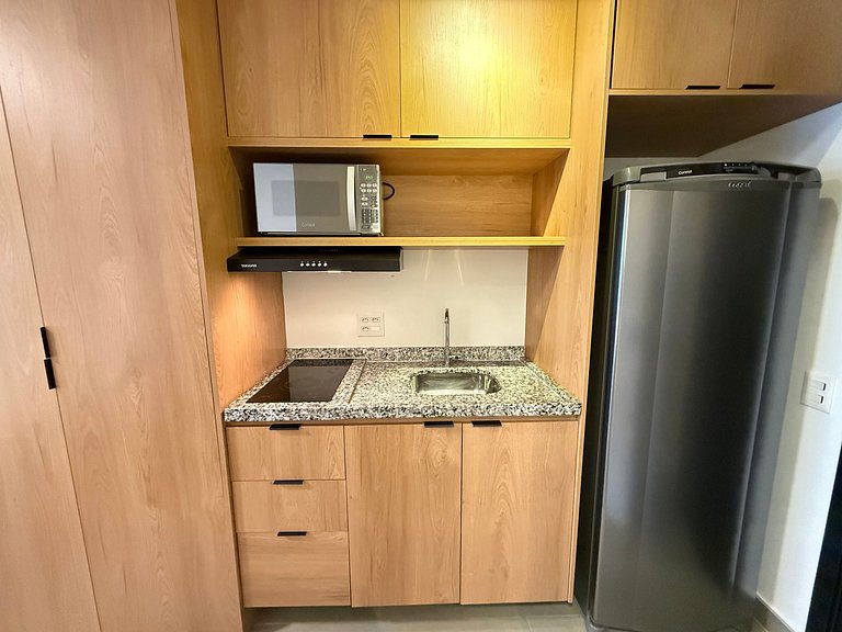 Estudio ideal para parejas en Moema – Apto. 1007