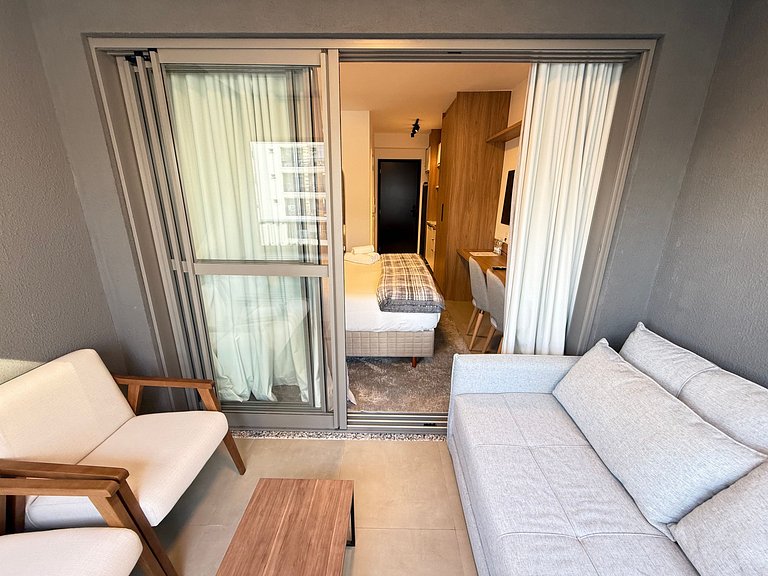 Studio bem equipado p/ grupo de 4 – Apto 1410