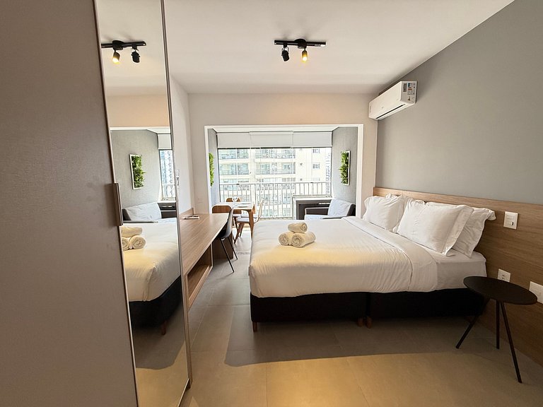 Apto compacto e acolhedor p/ dois – Apto 1406