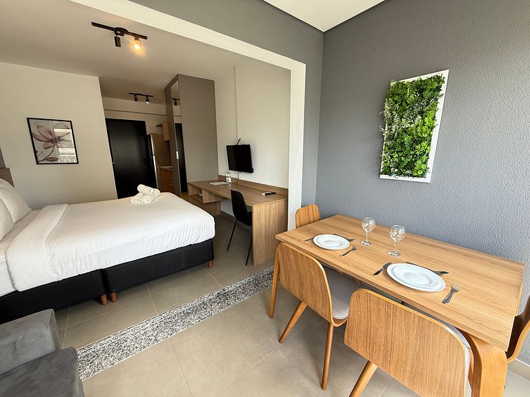 Apto compacto e acolhedor p/ dois – Apto 1406