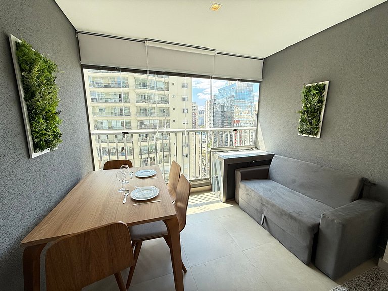 Apto compacto e acolhedor p/ dois – Apto 1406