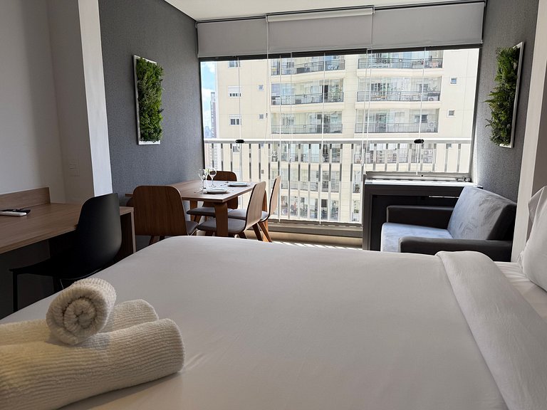 Apto compacto e acolhedor p/ dois – Apto 1406