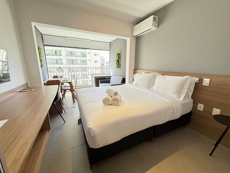 Apto compacto e acolhedor p/ dois – Apto 1406