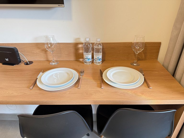 Studio Compacto e completo p/ 4 – Apto 1705