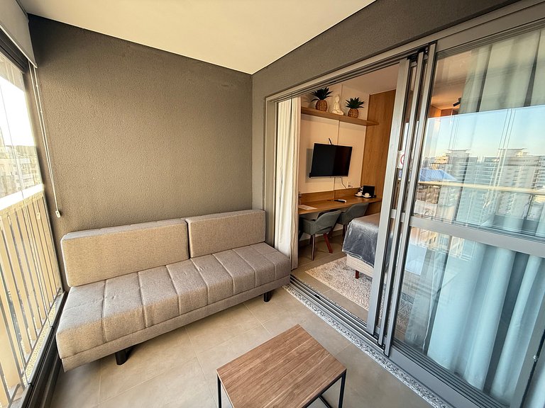 Studio ideal para grupo em Moema – Apto 2307