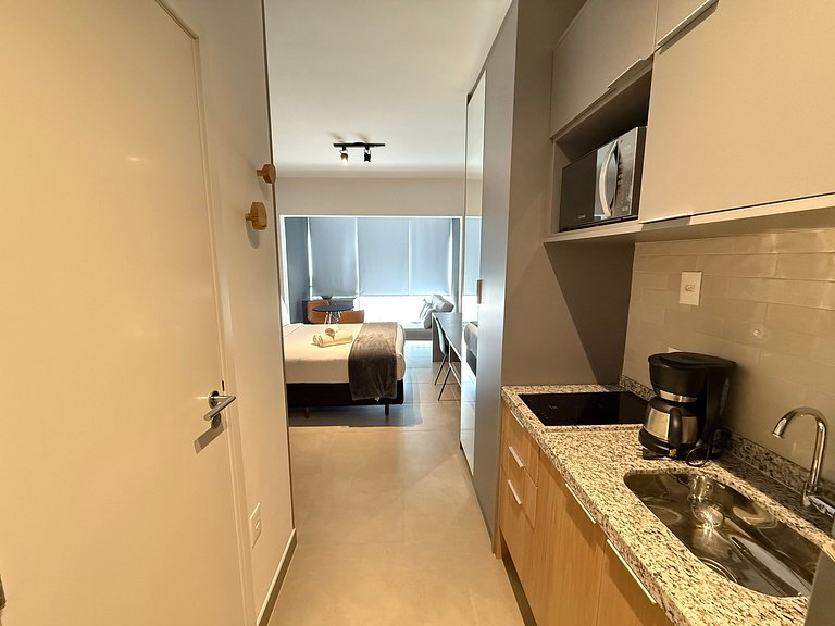 Ideal studio for 4 in Moema – Apt. 2404