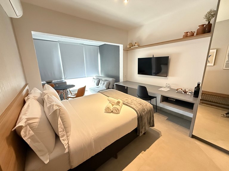 Estudio ideal para 4 en Moema – Apto. 2404