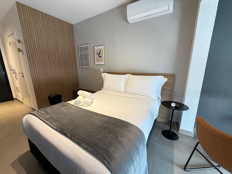 Studio ideal para 4 pessoas em Moema – Apto 2404