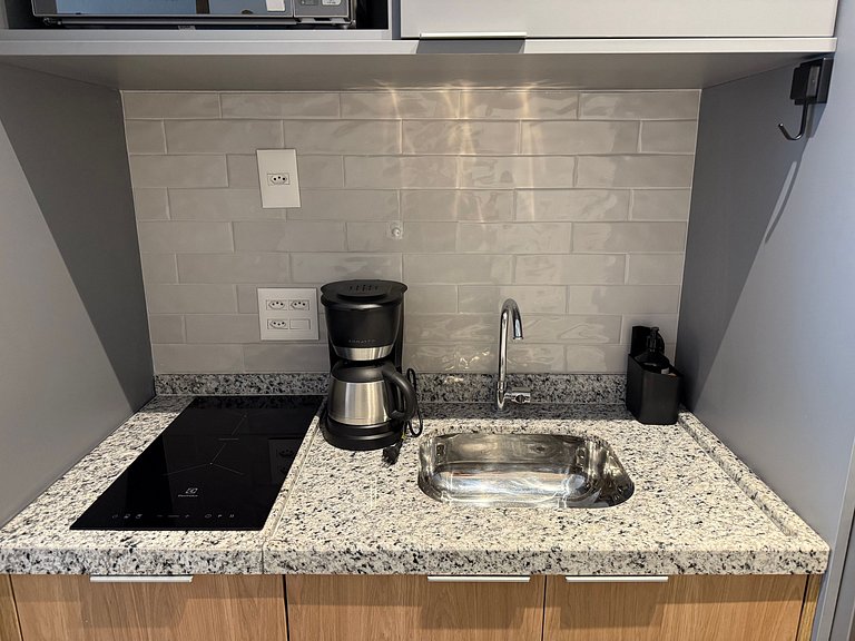 Studio ideal para 4 pessoas em Moema – Apto 2404