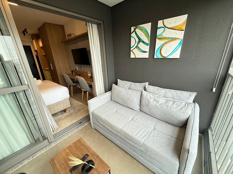 Studio decorado e aconchegante – Apto 2506