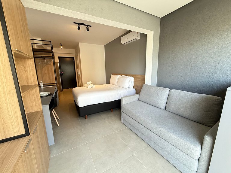 Studio moderno e aconchegante – Apto 1608