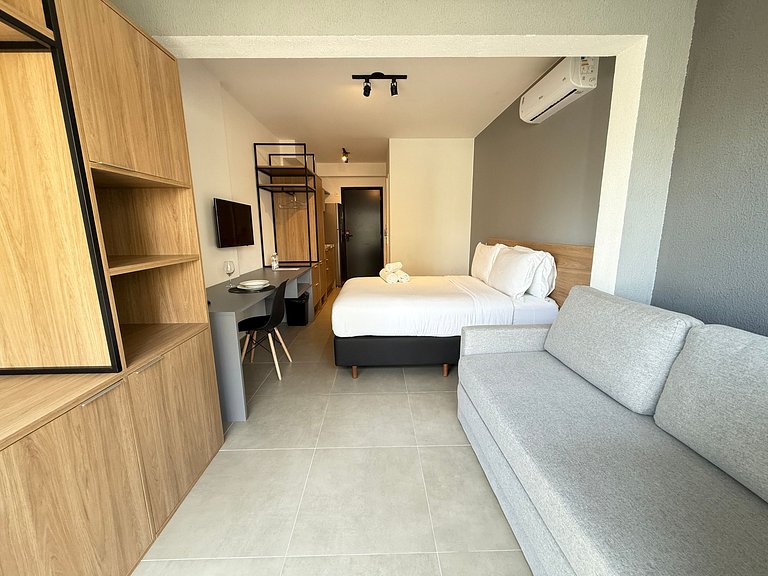 Studio moderno e aconchegante – Apto 1608