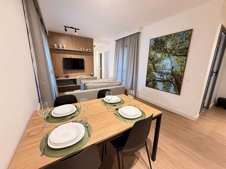 Apto premium e elegante p/ Grupo de 6 – Apto 803