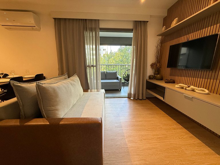 Apto premium e elegante p/ Grupo de 6 – Apto 803