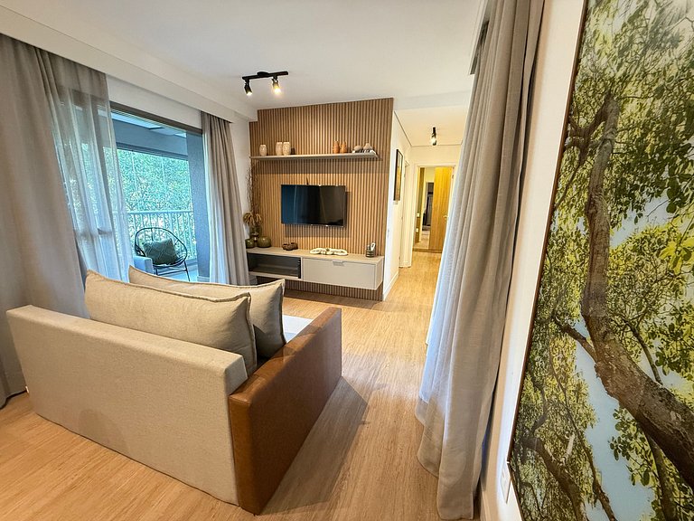 Apto premium e elegante p/ Grupo de 6 – Apto 803