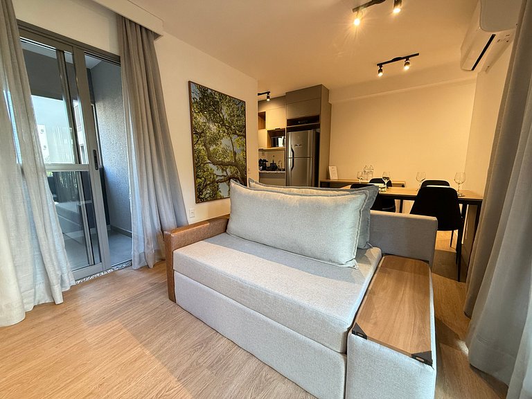 Apto premium e elegante p/ Grupo de 6 – Apto 803