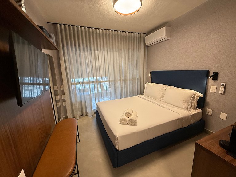 Studio com sofá-cama para até 4 pessoas –Apto 2306