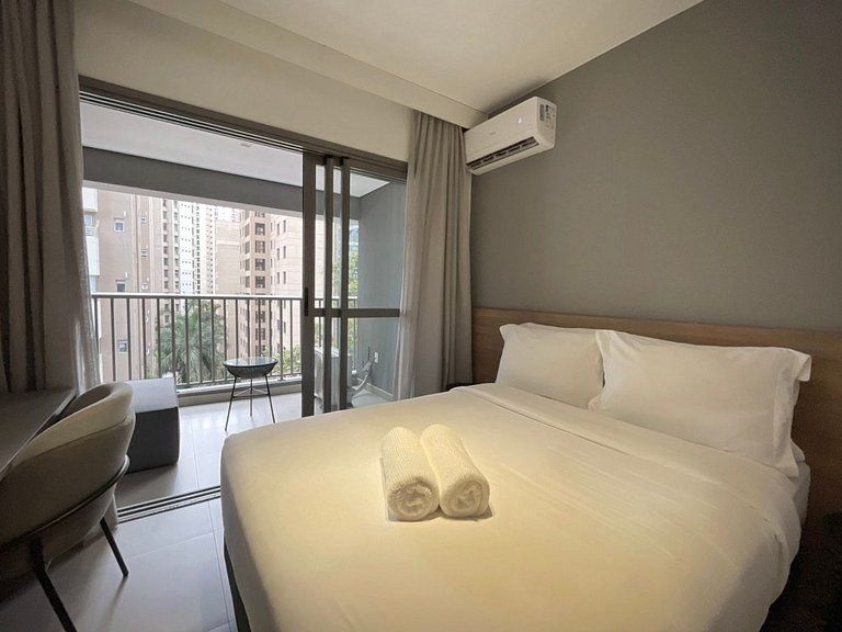 Apartamento doble confortable en Moema – Apto. 609