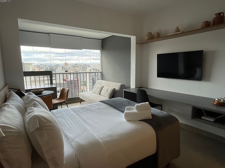 Ideal studio for 4 in Moema – Apt. 2404