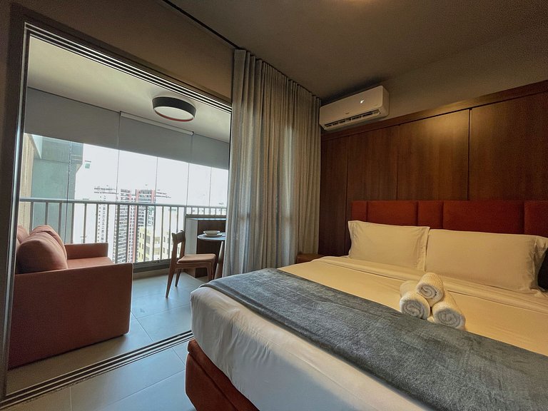 Conforto e bom gosto em Moema – Apto 2505
